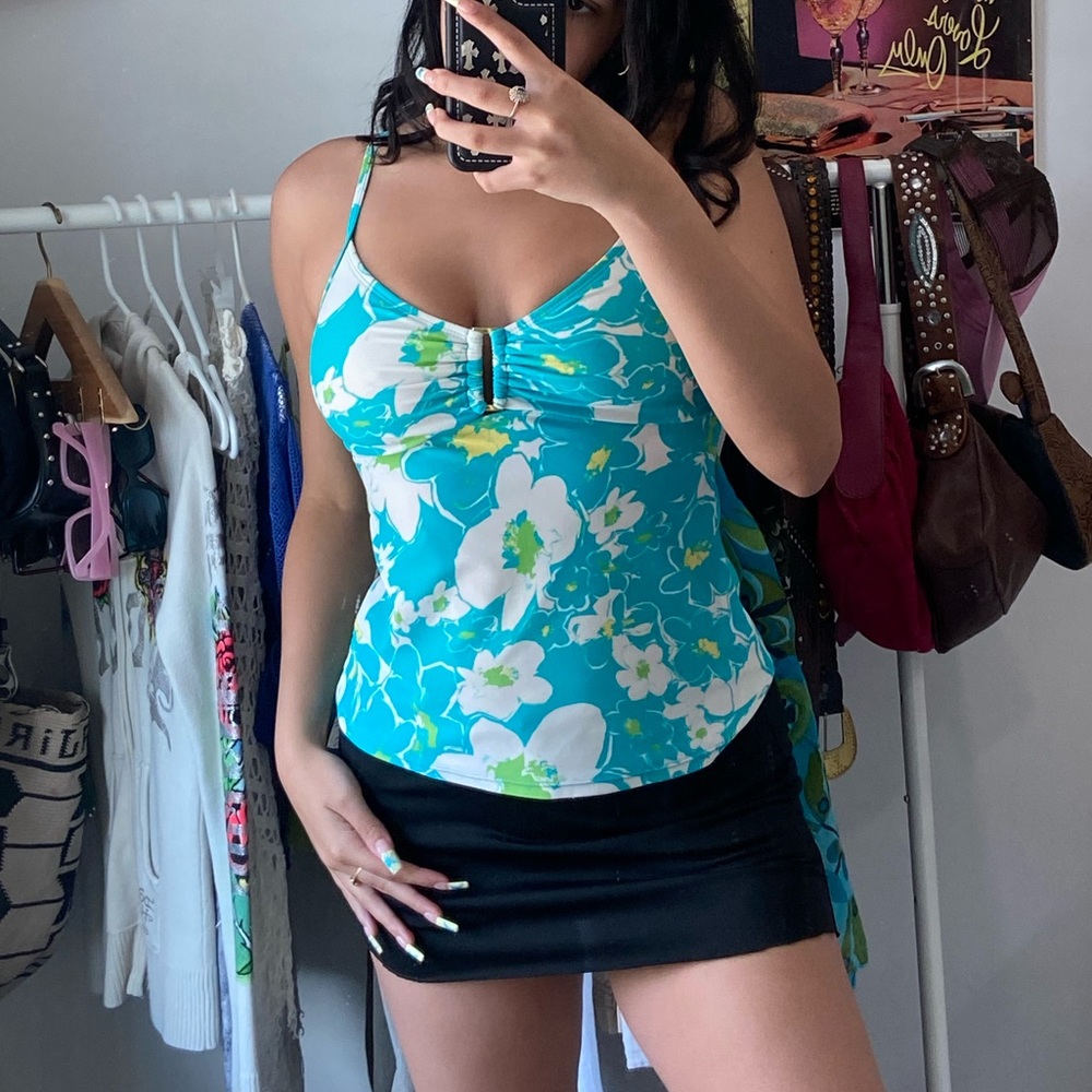 FLOWER PRINT TANKINI